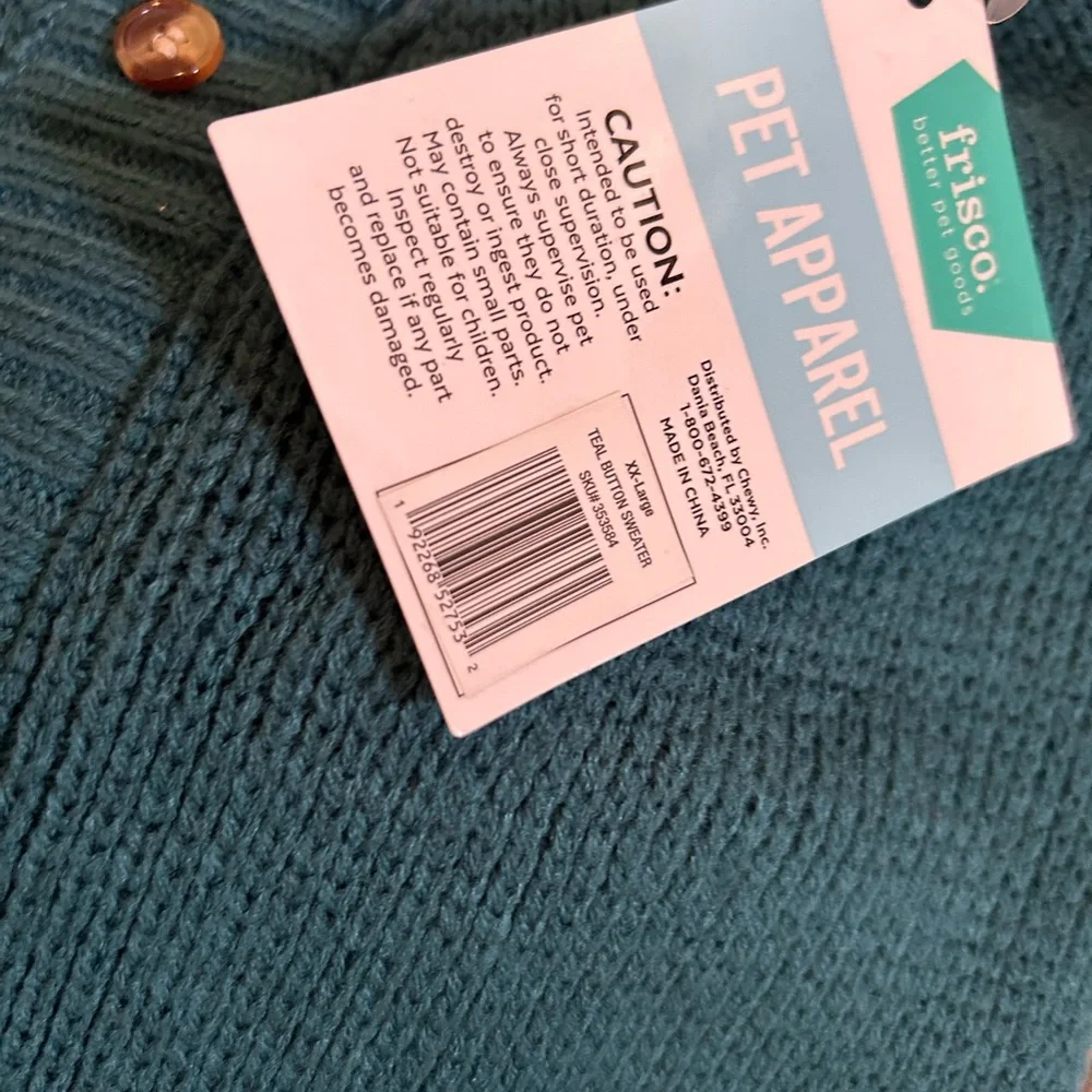 Frisco green XXL Dog sweater